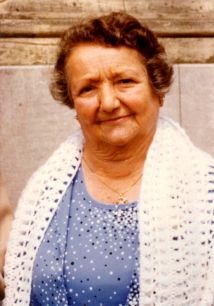 Voorzijde bidprentje Antoinette Boulanger-Linckens.