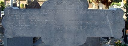 Detail inschrift.
