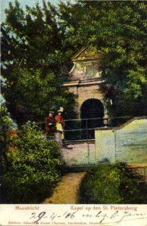 De kapel op een ansichtkaart uit 1906.