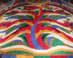 Detail tapijt.
